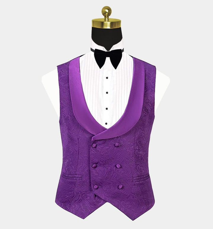 Koscy Violet Wedding Guest Suit - Classic Jacquard, Three Pieces