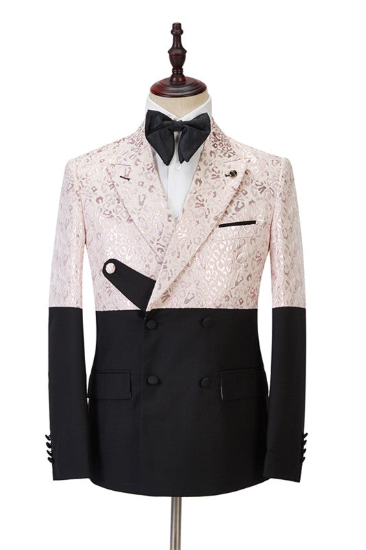 Koscy New Casual Bespoke Suit for Men with Peaked Lapel