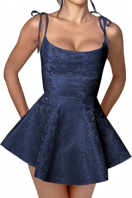 Fabulous Spaghetti Straps Satin Short Homecoming Dresses online