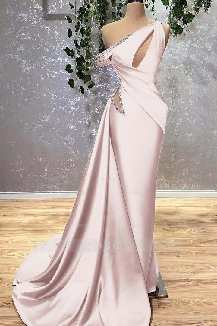 blue dress for baby girl Cold Shoulder Chiffon Maxi Dress – Spaghetti Strap Off Shoulder Gown for Bridesmaids & Formal Events S / Ice Blue main image 0