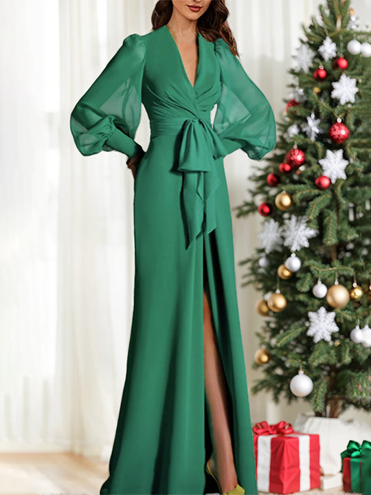 white christmas dresses Girls Winter Formal Dress main image 1