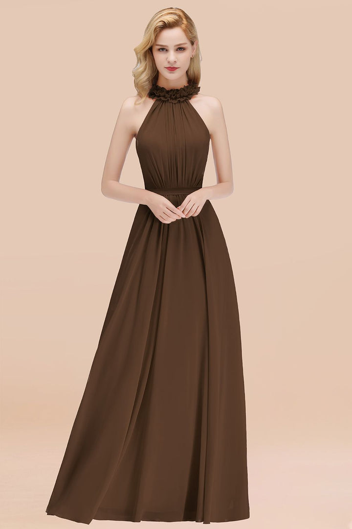 modest chiffon bridesmaid dresses Modest Chiffon Bridesmaid Dresses With Sleeves
