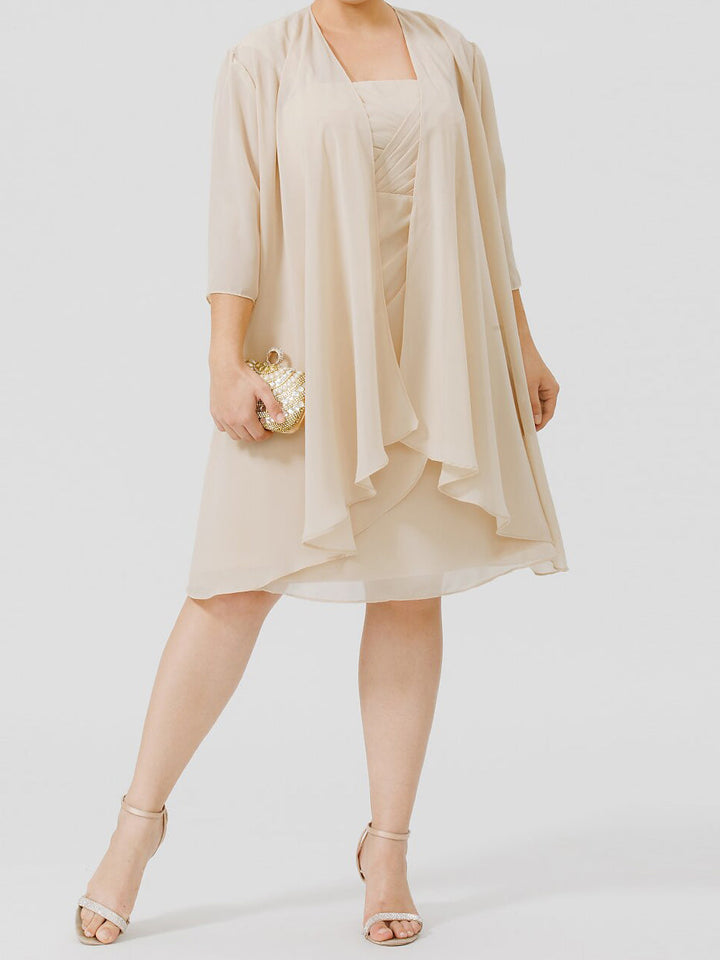 Mother of the Bride Princess A-Line Dress with Jacket Mother of the Bride Princess A-Line Dress with Jacket