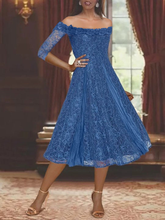 blue linen summer dress Knot Linen Dress Long Blue S / Blue main image 0