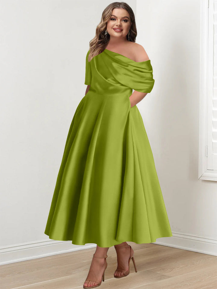 ankle length plus size dresses Sheath/Column V-Neck Ankle-Length Plus Size Mother of the Bride Dresses with Jacket & Sequins Beading Dusty Blue