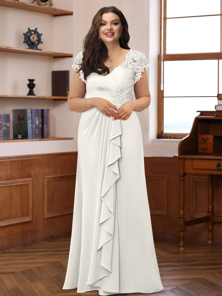 linen dress with sleeves midi Linen Midi Dress in Turkish Coffee Stripe main image 1