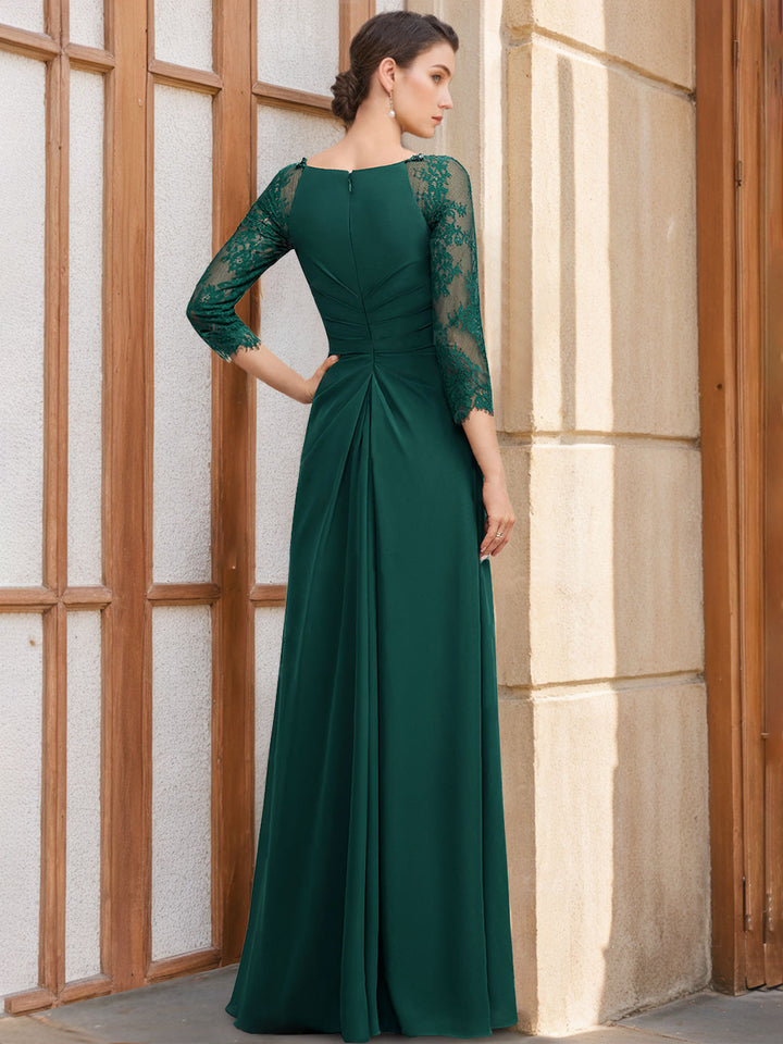 a line princess scoop neck mother of the bride dress Shirees Jacquard A-Line/Princess Scoop Neck Floor-Length Mother of the Bride & Groom Dresses for Women 2026