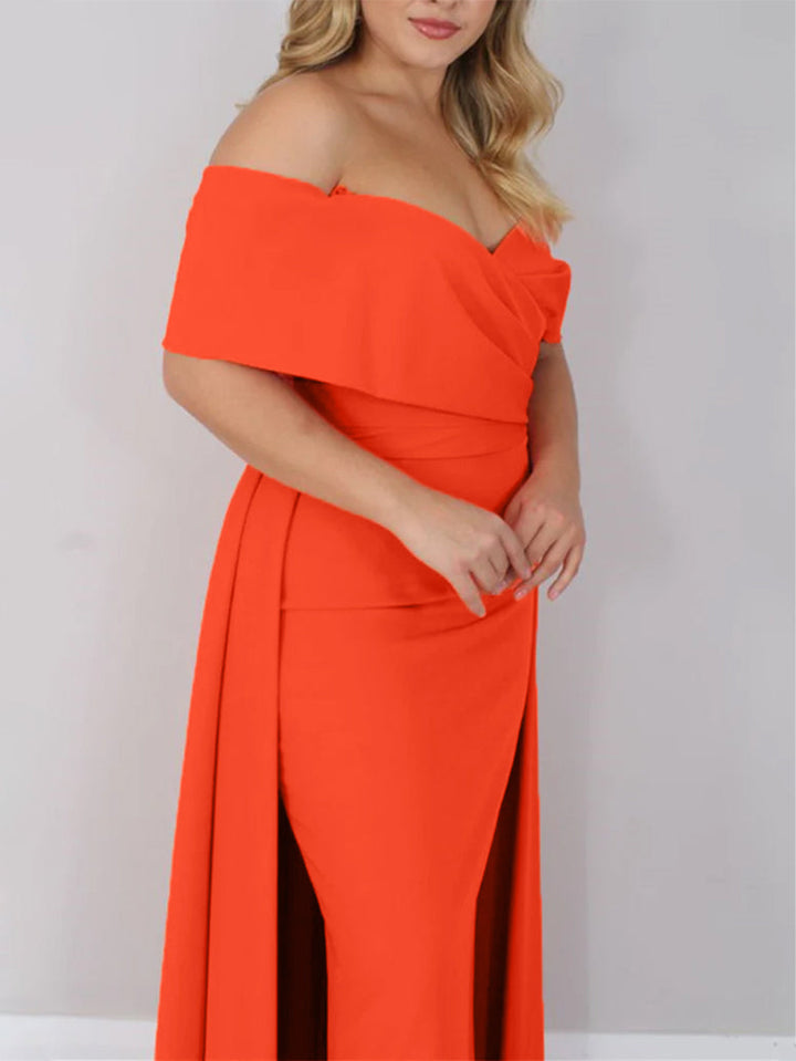 Princess A-Line Off-the-Shoulder Ankle-Length Dress for the Mother of the  Bride