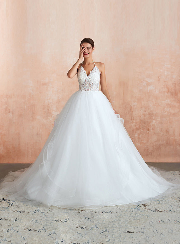 Shop A-line Wedding Dresses Online-Koscy