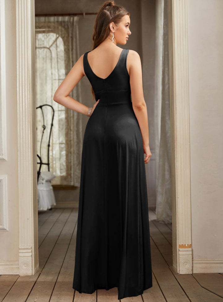 Shop Floor Length Dress with Slit-Koscy