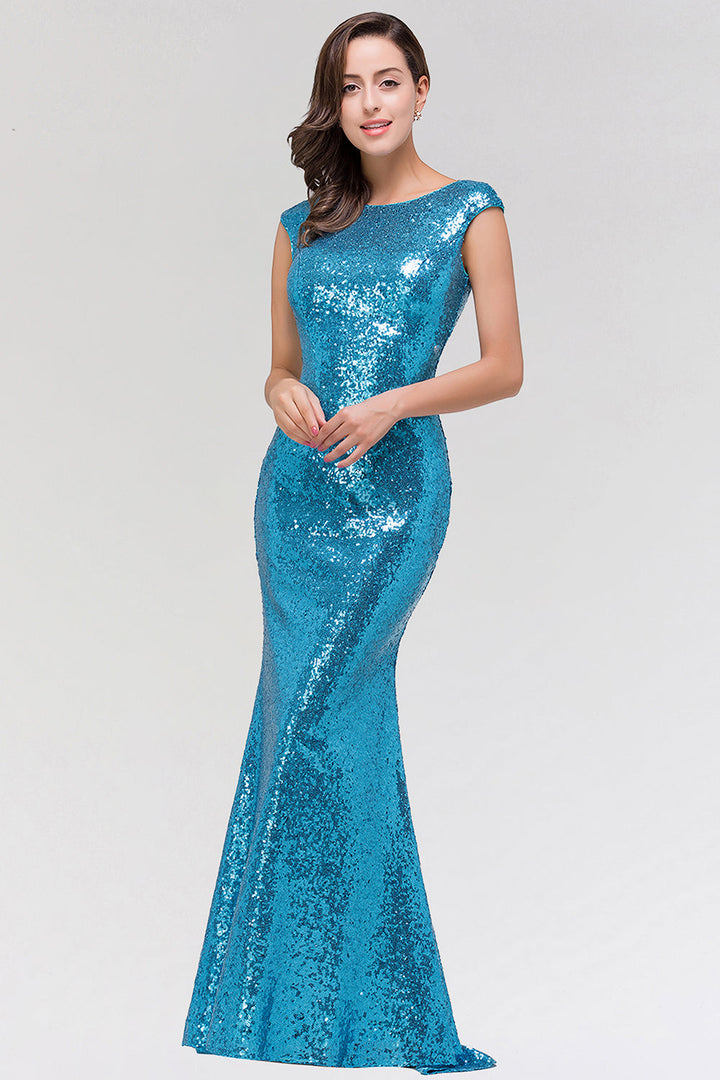 affordable mermaid dresses Mermaid Floor Length Affordable Pink Prom Dresses Party Dresses US10 / As Picture