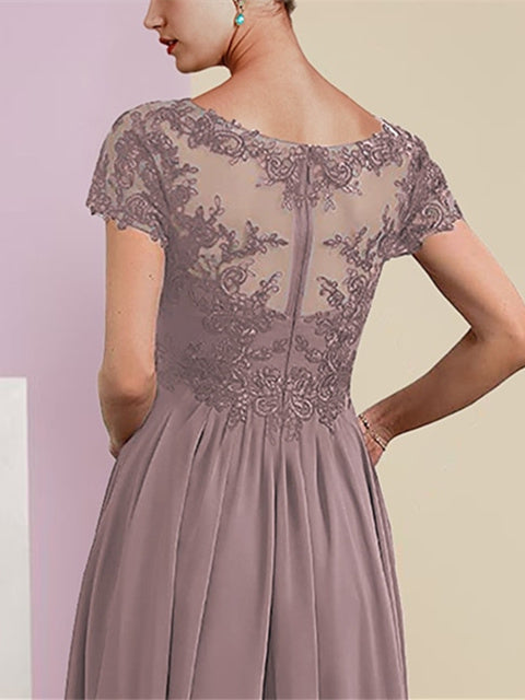 Short Sleeve A-Line Princess Jacket Dress for the Mother of the Bride Short Sleeve A-Line Princess Jacket Dress for the Mother of the Bride