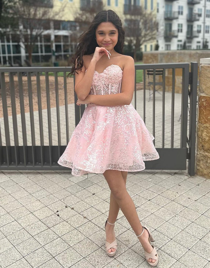 Koscy A-Line Sweetheart Homecoming Dress