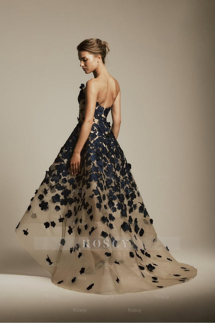 a line midi occasion dress 2026 White Prom Dresses with Waist Bows Sweetheart A-Line Strapless Polka Dot Elegant Long Evening Graduation Dresses main image 1
