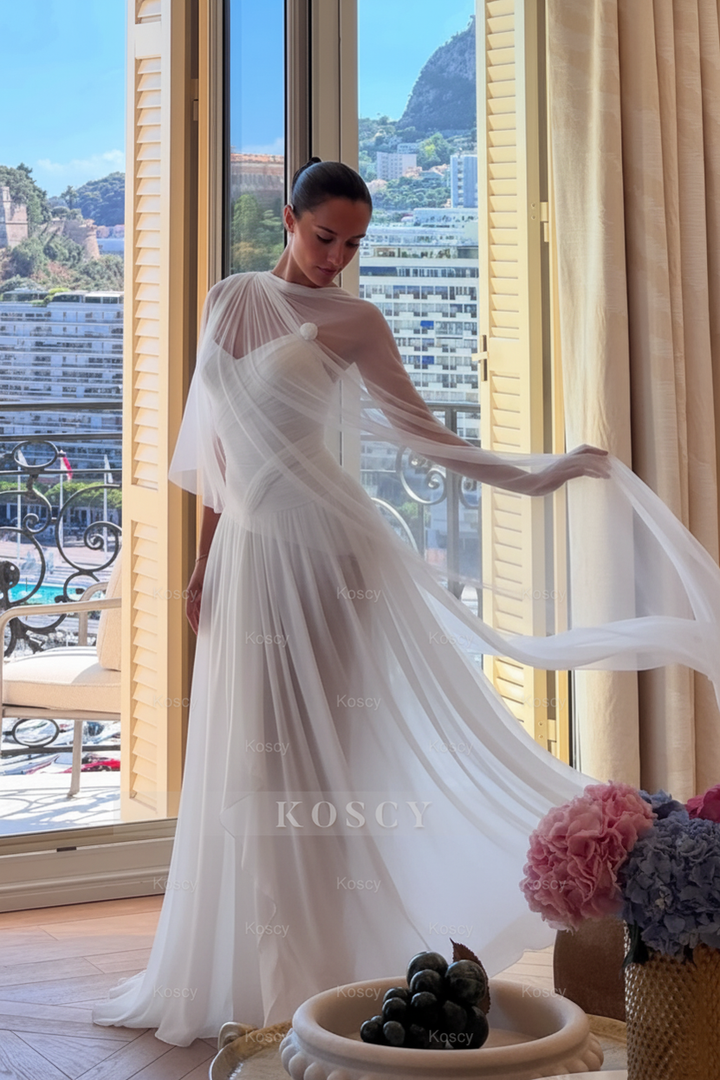 Strapless Sleeveless Long A Line Formal Dress With Pleated Tulle Strapless Sleeveless Long A Line Formal Dress With Pleated Tulle