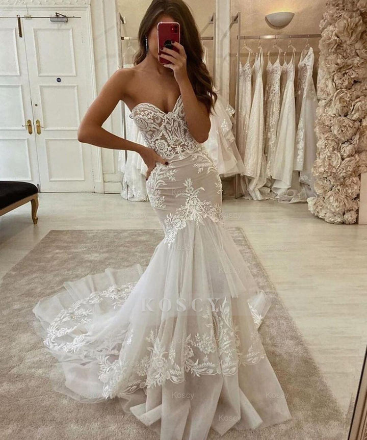 backless wedding dresses mermaid Halter Backless Mermaid Bridal Gown Dresses Lace vestido de noiva sere –  loveangeldress