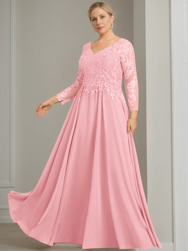 slim fit dress slacks Plus Size Mother of the Bride A-Line Princess Scoop Floor-Length Outfits  with Pleated & Sequins – misshow.com