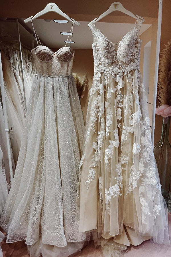 Vintage A-line Sweetheart Tulle Lace Wedding Gown Vintage A-line Sweetheart Tulle Lace Wedding Gown
