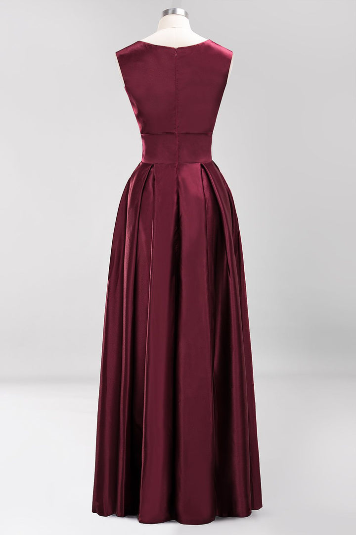 vintage burgundy bridesmaid dresses 10 Burgundy Bridesmaid Dresses From Real Weddings