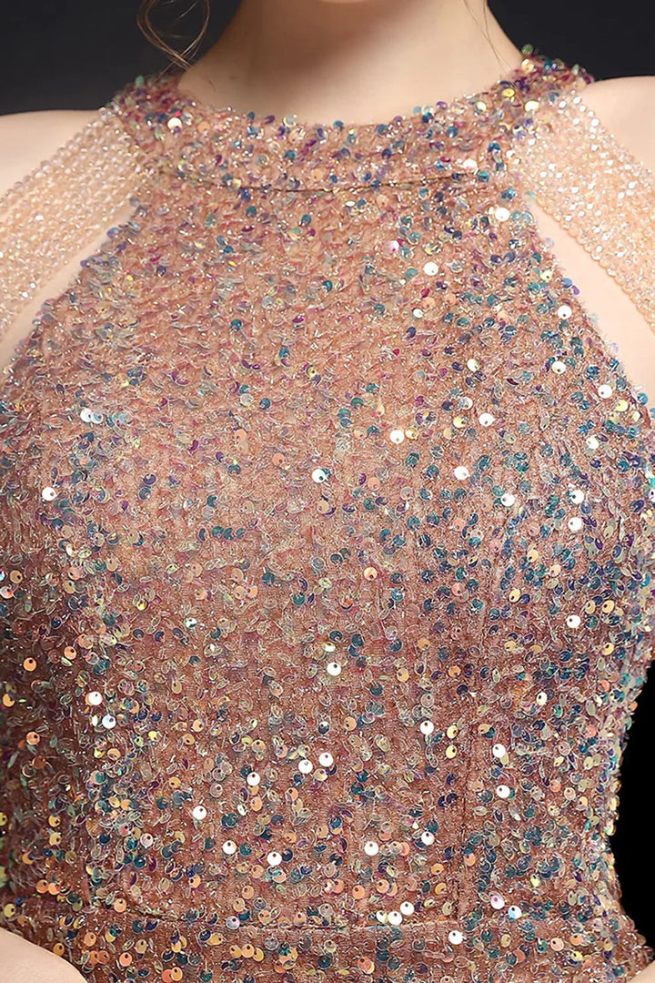White Jewel Neck Sequins Sheath Short Homecoming Dress