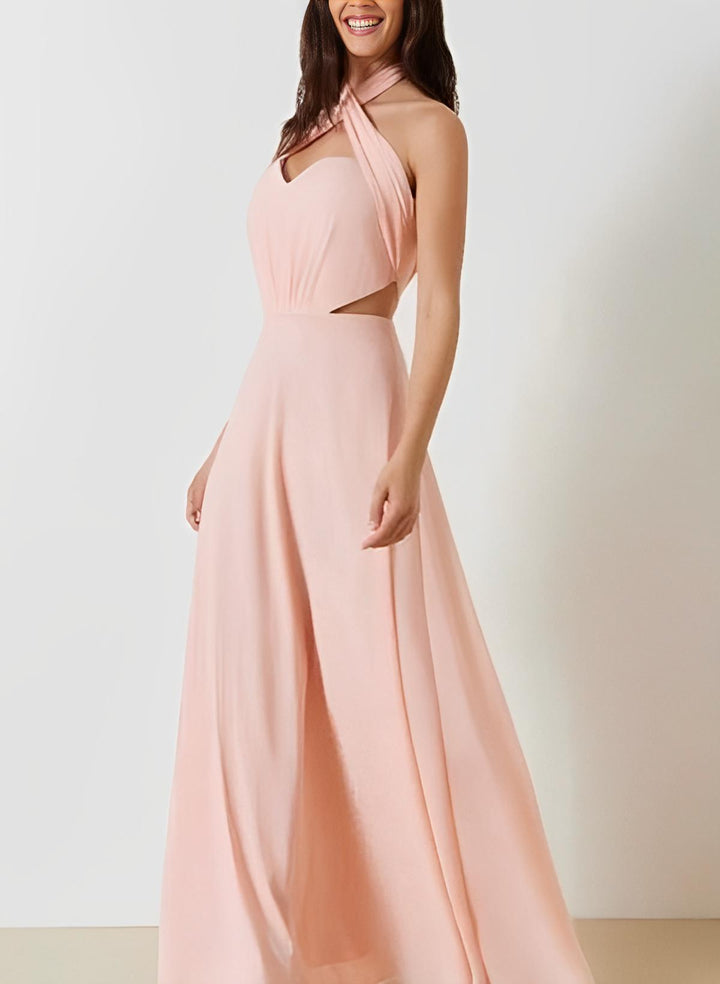 Sleeveless Chiffon Bridesmaid Dresses