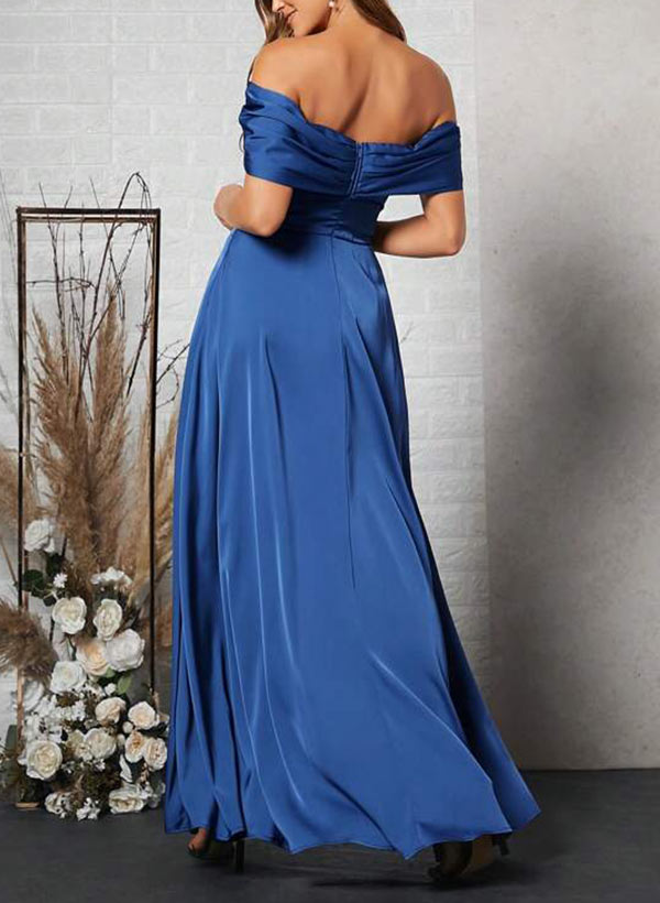 Charmeuse Bridesmaid Dresses with Bows