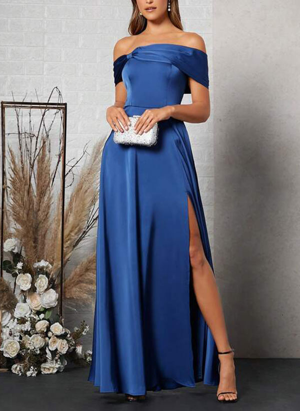 Charmeuse Bridesmaid Dresses with Bows