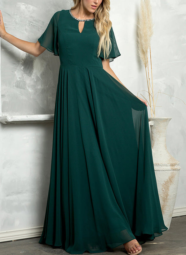 Floor-Length Chiffon Bridesmaid Dresses
