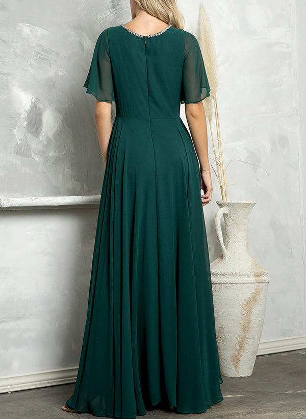 Floor-Length Chiffon Bridesmaid Dresses