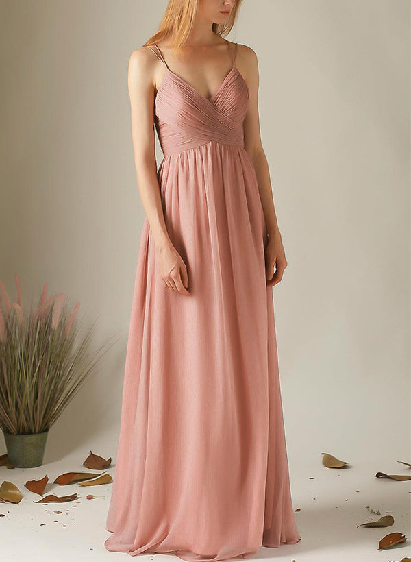 blue dress for baby girl Dusty Rose Bridesmaid Dresses Removable Sleeve – Lisposa main image 0