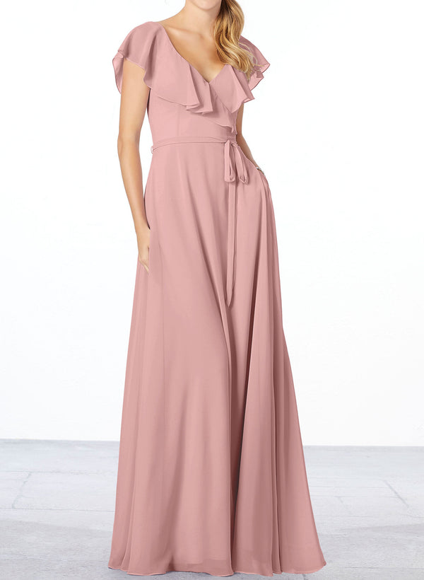 Dusty Rose Bridesmaid Dresses