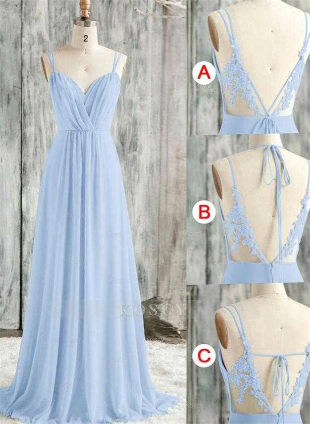 Convertible Bridesmaid Dresses with Lace Spaghetti Straps Convertible Bridesmaid Dresses with Lace Spaghetti Straps