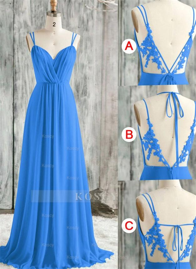 Convertible Bridesmaid Dresses with Lace Spaghetti Straps Convertible Bridesmaid Dresses with Lace Spaghetti Straps
