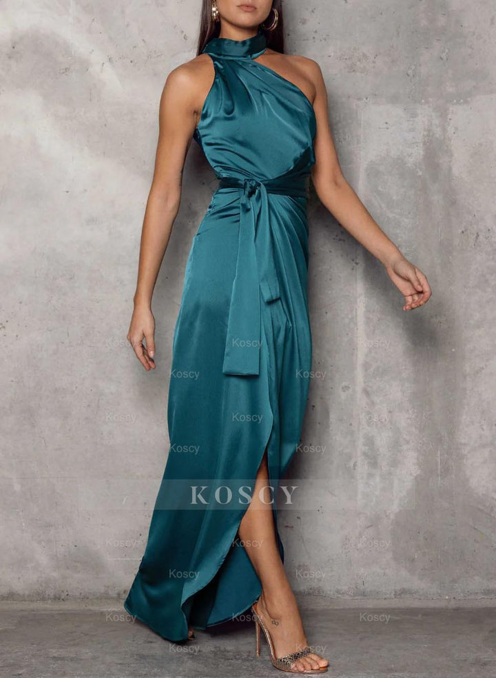 High Neck Satin Bridesmaid Dresses High Neck Satin Bridesmaid Dresses