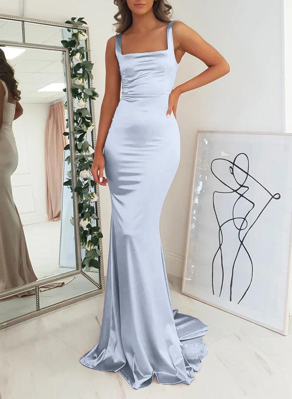 silver mermaid bridesmaid dresses Azazie Xyla